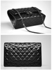 quilted chain strap crossbody