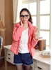 candy color puff jacket