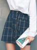 wool buttoned skirt