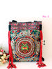 Thai style embroidery shoulder bag