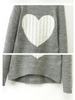 sweet heart cozy sweater
