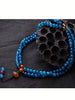 Zen agate blue necklace/bracelet