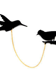 Clearance - bird clip brooch