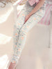 Pastel floral jean legging