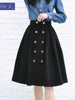burberry charm corduroy skirt