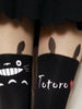 Totoro fake high-thigh stocking