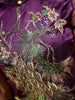 Phoenix embroidery Mandarin tulle dress