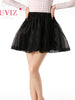sheer layered bow skirt