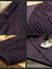 Sahara v-neck lantern sleeve knitted sweater
