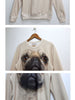 3D animal motifs sweatshirt