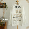 kawaii yoga class long sleeve top