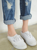 contemporary ripped denim overalls