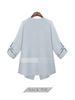 open front irregular hem jacket