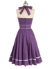 retro polka dots halter dress