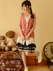 bow lace tiered skirt