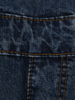 contemporary ripped denim overalls