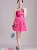 wrapped puffy bow dress