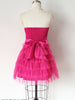 wrapped puffy bow dress