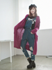 open front thick knitted cardigan
