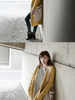 open front thick knitted cardigan