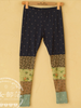Clearance - flowers patchwork leggings