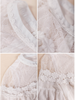 rose love chiffon lace top