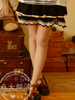 bow lace tiered skirt