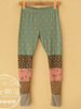 Clearance - flowers patchwork leggings