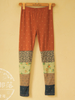 Clearance - flowers patchwork leggings