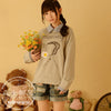 good morning sweater shirt with collar