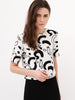 strokes printed boxy top