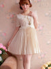 polka dotted princess dress