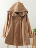 copper buttons wool cape