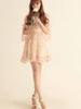 spring blossom chiffon dress