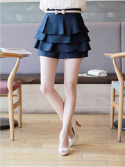 scallop layered skort