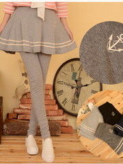 nautical anchor skirt/legging set