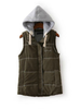 cotton hoodie vest jacket