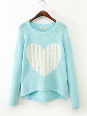sweet heart cozy sweater