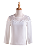 floral lace sheer top