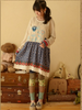 Clearance - flowers patchwork leggings
