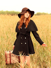 England country style wool coat