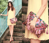 waterlily tassel crossbody