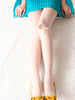 lovely heart sheer tights