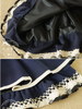 bow lace tiered skirt