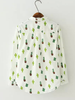hello cactus long sleeve shirt