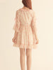 spring blossom chiffon dress