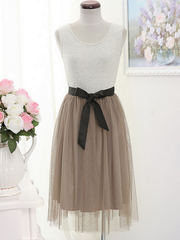 tank top tulle dress