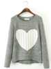 sweet heart cozy sweater