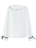 bow tie ruffled shirt