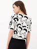 strokes printed boxy top